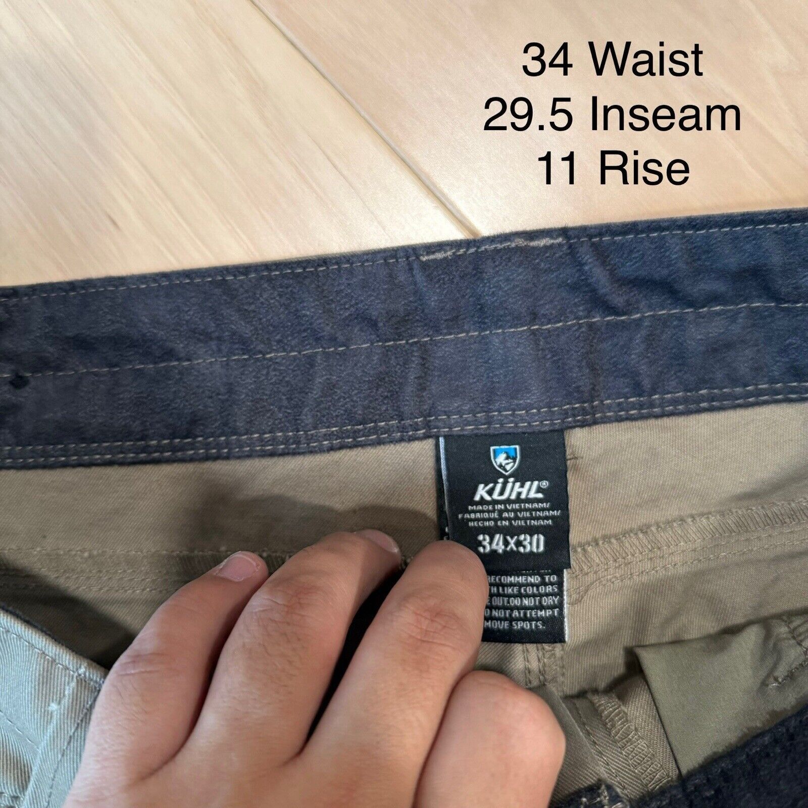 Kuhl Kuhl Rydr Pants 34 Brown Hiking Outdoor Workwear Vintage Size US 34 / EU 50 - 5 Thumbnail