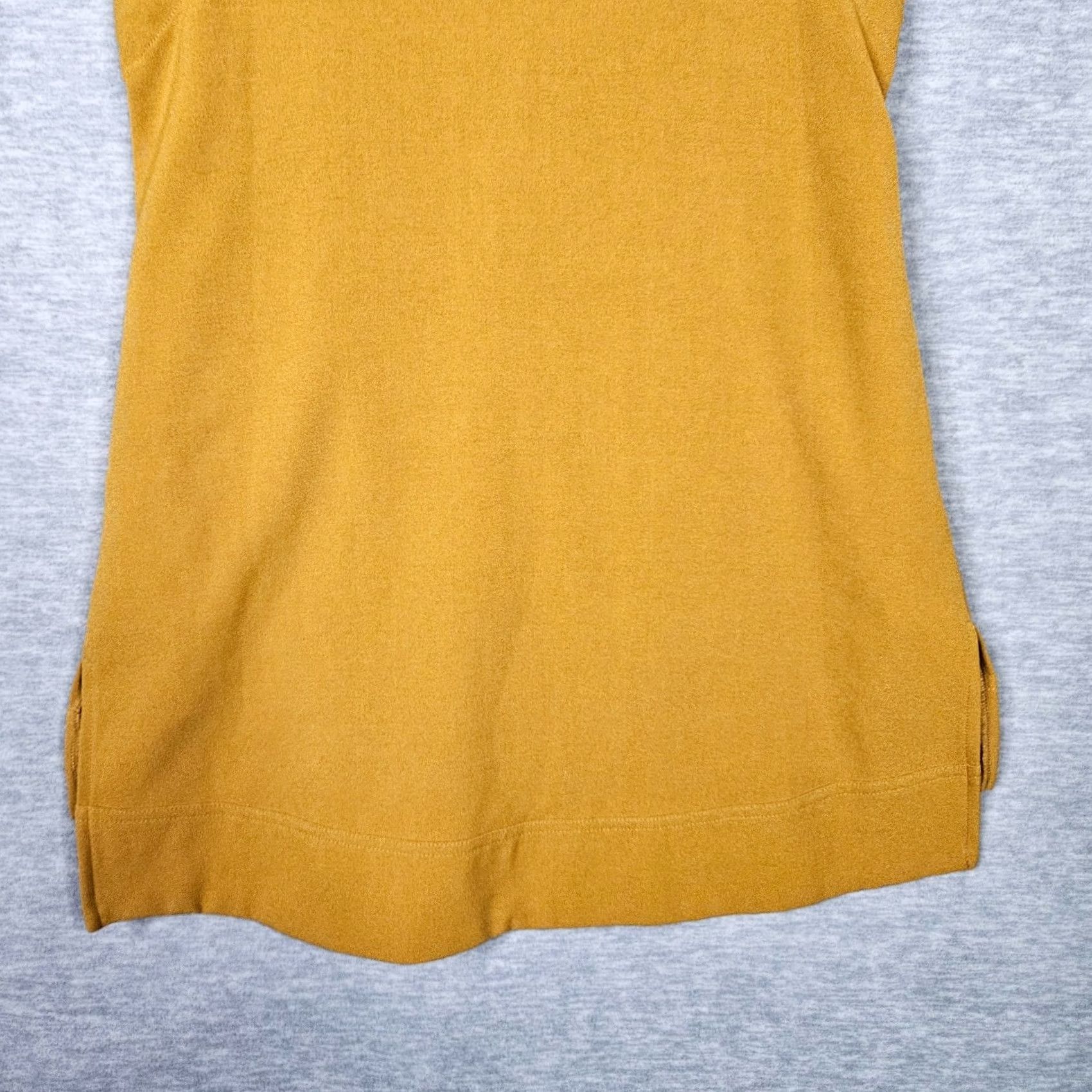 Free People Free People Mini Dress Sleeveless XS Yellow Mock Neck Casual Womens (Colorful) 90s? Size XS / US 0-2 / IT 36-38 - 3 Thumbnail