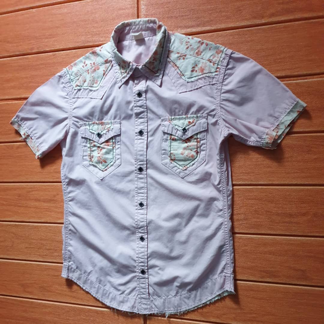 Eternal 💥Eternal Japanese brand soft pink western shirt Size US M / EU 48-50 / 2 - 5 Thumbnail