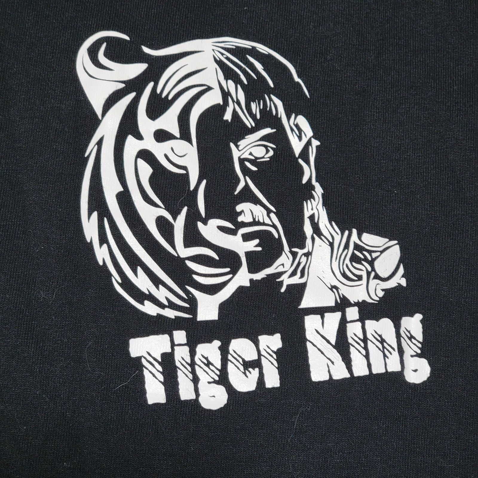 Gildan Tiger King Black Unisex Tee "Carole Did It!" - Size Medium Size US M / EU 48-50 / 2 - 2 Thumbnail