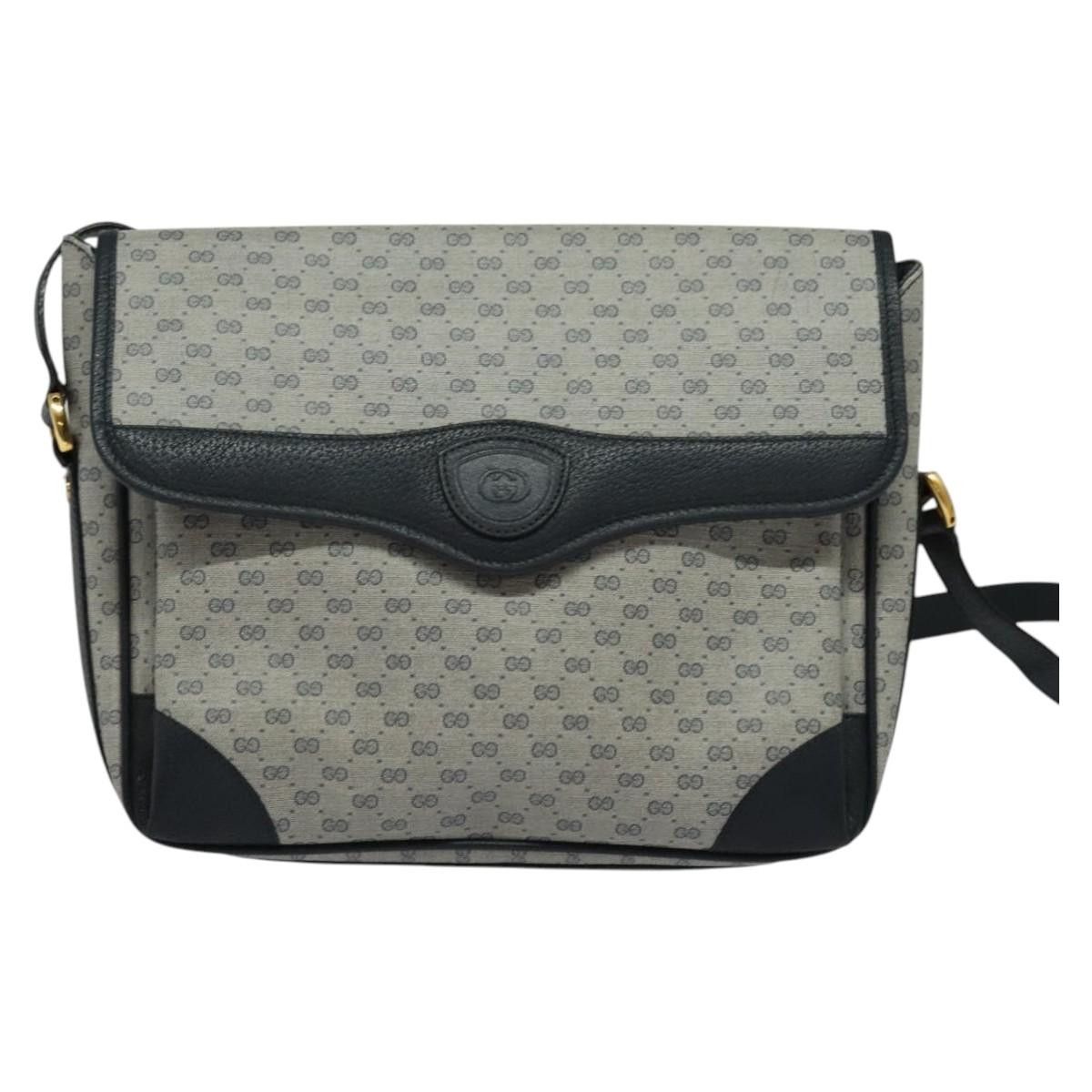Gucci GUCCI Micro GG Supreme Shoulder Bag Pvc Navy Gold 001 116 Size ONE SIZE - 2 Thumbnail