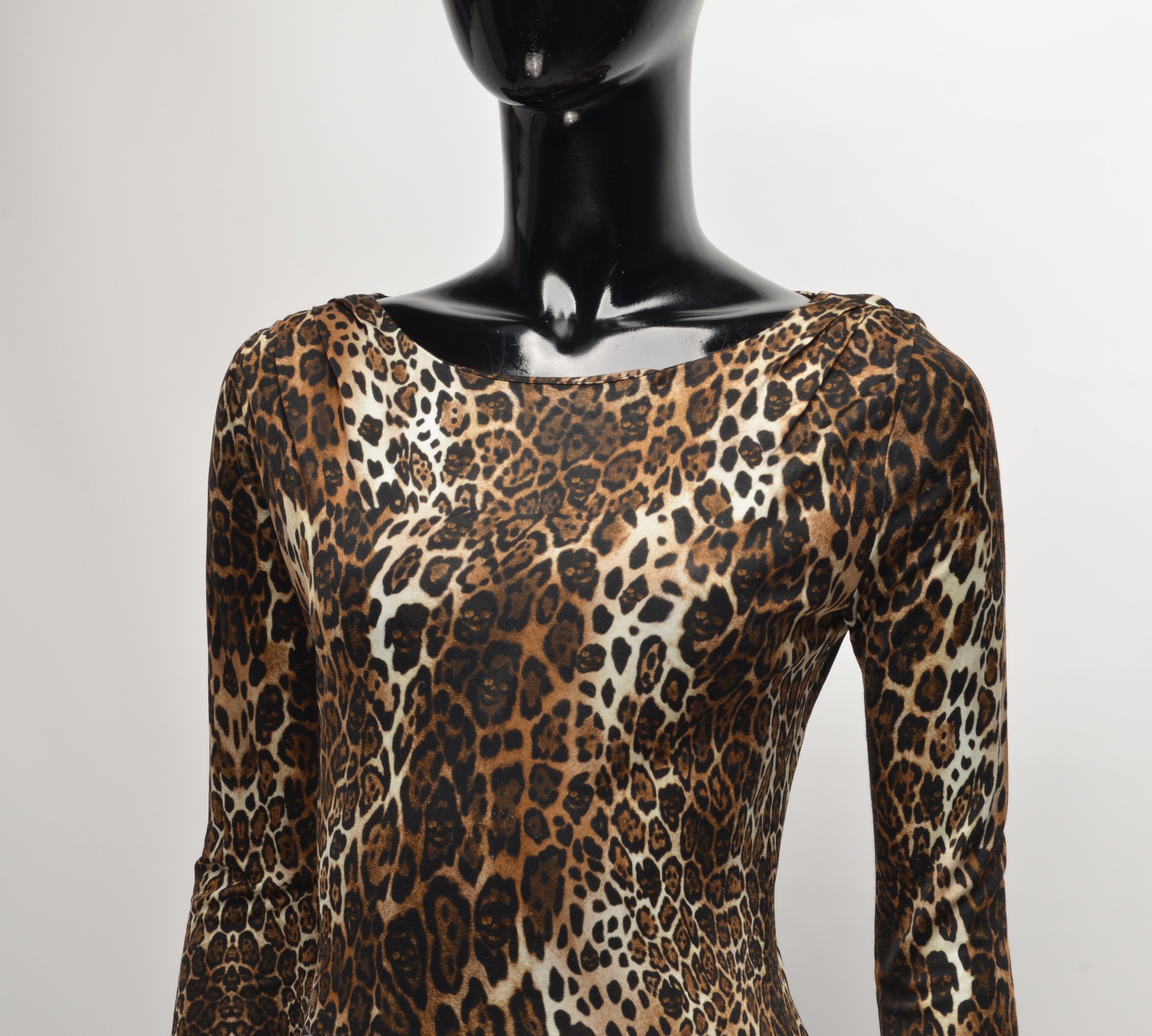 Philipp Plein Philipp Plein Tigers Print Bodycon Dress Size S / US 4 / IT 40 - 2 Thumbnail