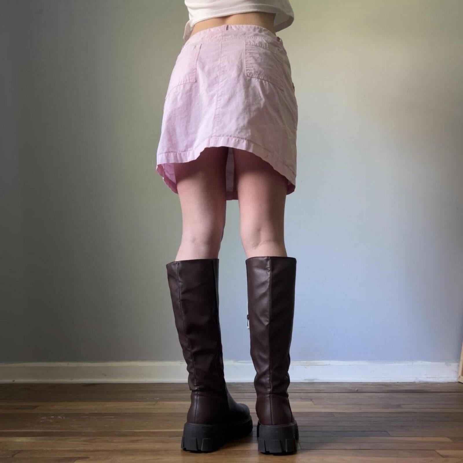 Other Pink cargo mini skirt with pockets Size 32" / US 10 / IT 46 - 5 Thumbnail