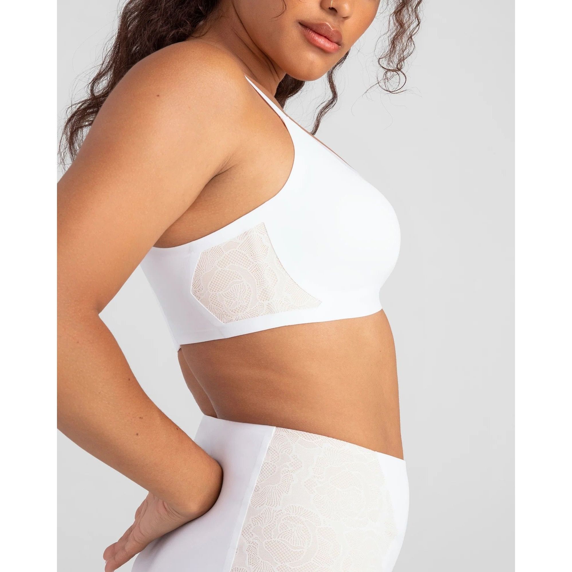 Other NEW Honeylove CrossOver Lace Bra 3X+ White Comfort Support W Size ONE SIZE - 1 Thumbnail