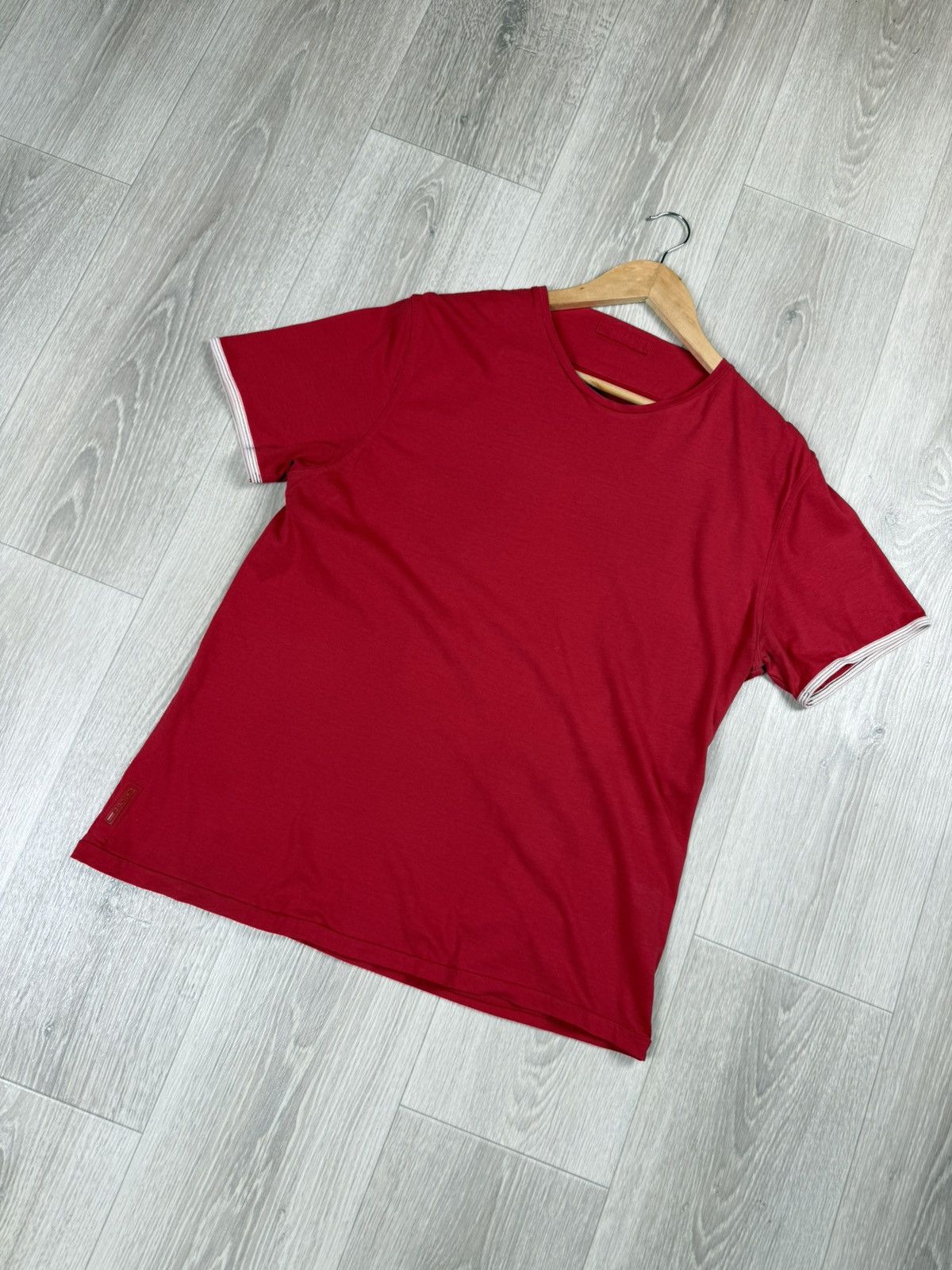 Prada Vintage Prada t-shirt Red Tab Size XL Size XL / US 12-14 / IT 48-50 - 3 Thumbnail