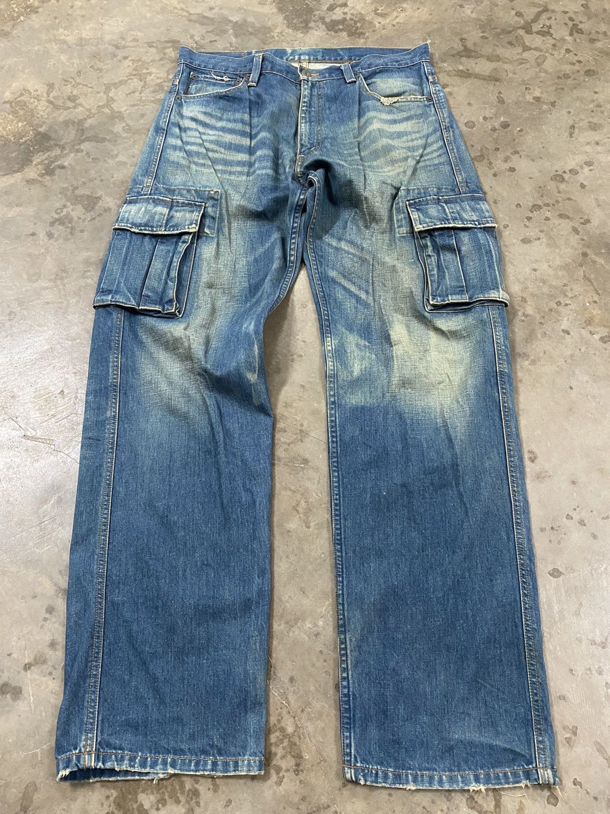 Levi's Vintage Levis Cargo Denim @286 imn Size US 34 / EU 50 - 1 Thumbnail