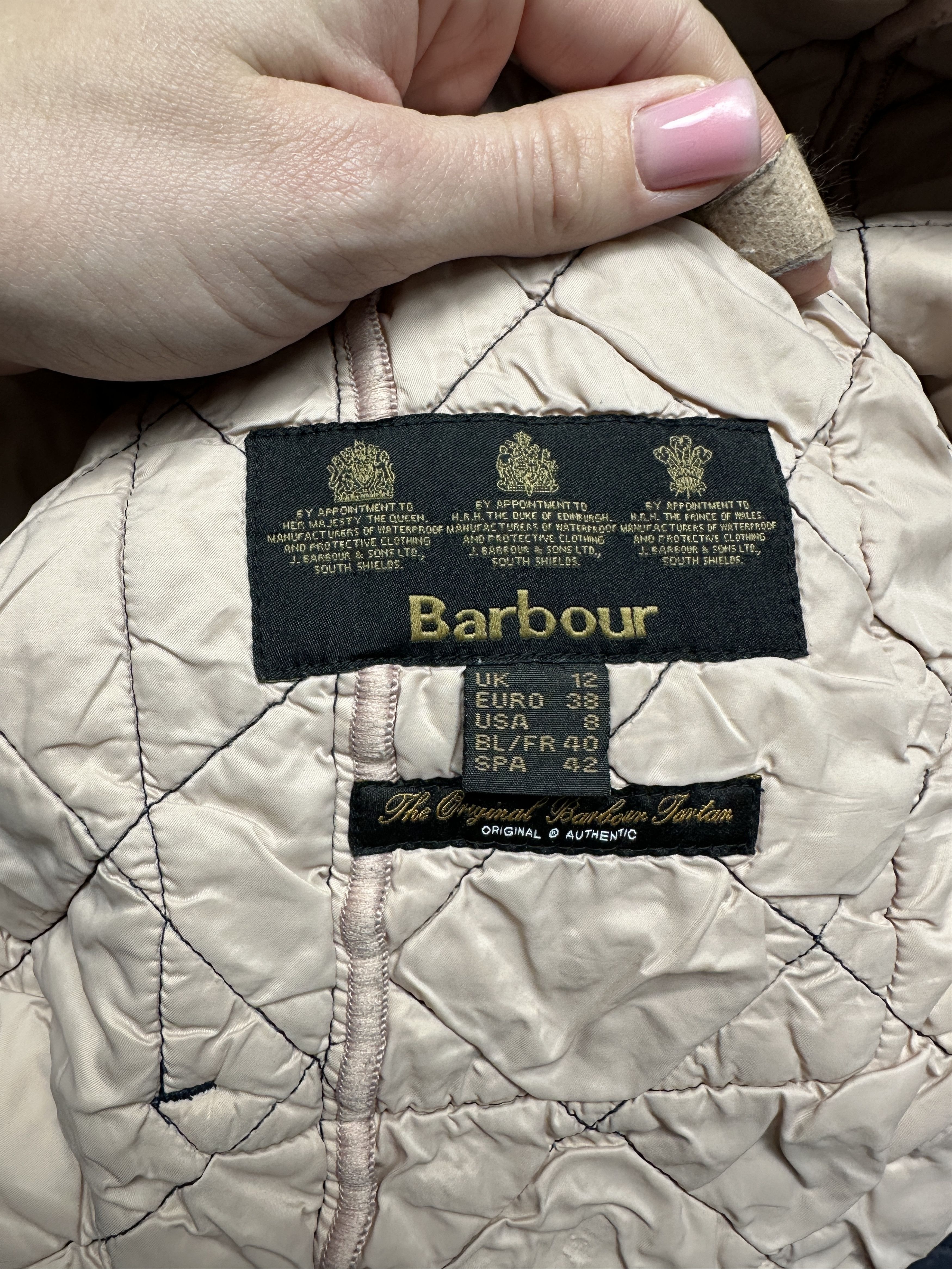 Barbour Barbour Womens Deveron Quilted Jacket Size M / US 6-8 / IT 42-44 - 6 Thumbnail