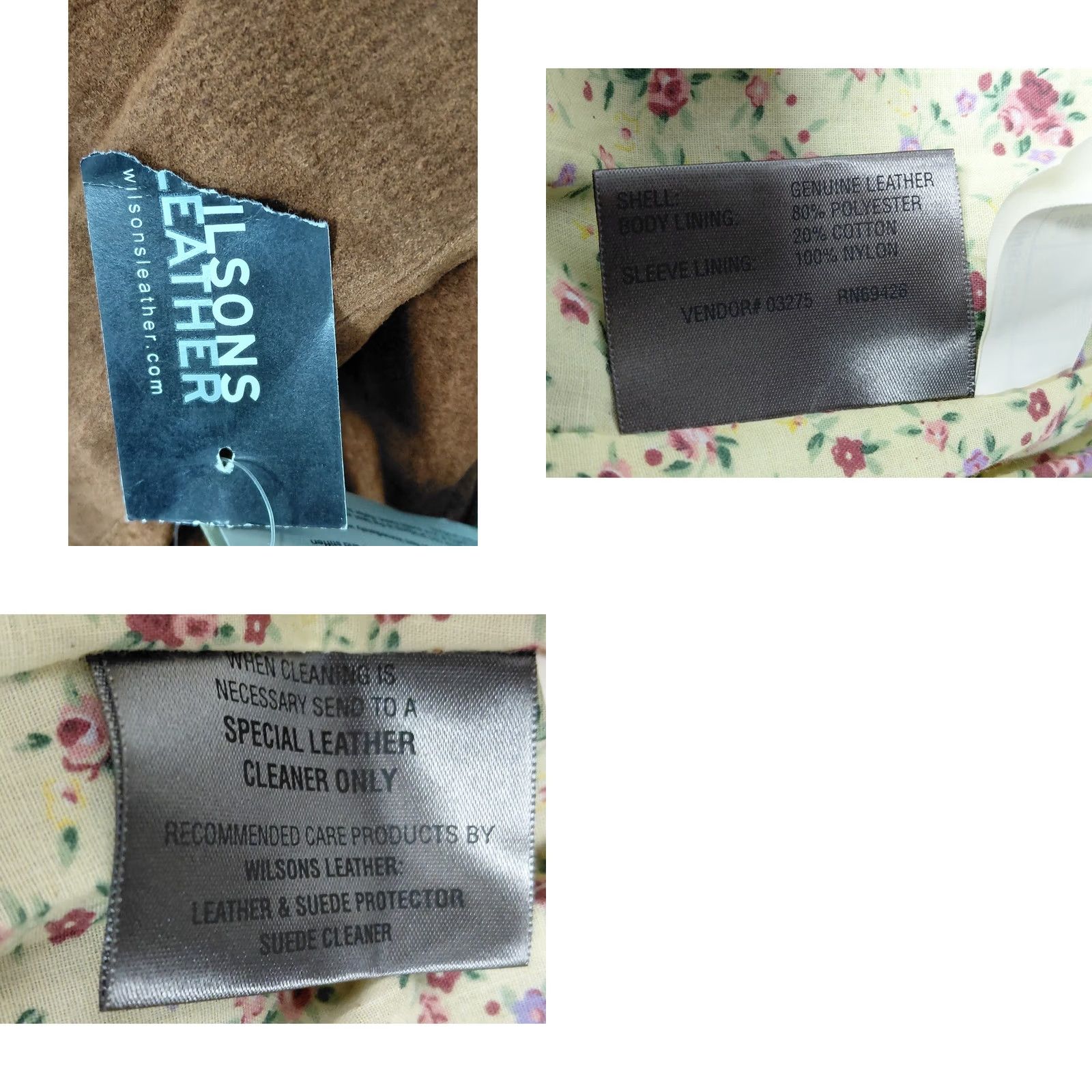 Vintage Wilsons Leather Jacket Brown Solid Long Sleeve Women Size L Size L / US 10 / IT 46 - 9 Thumbnail