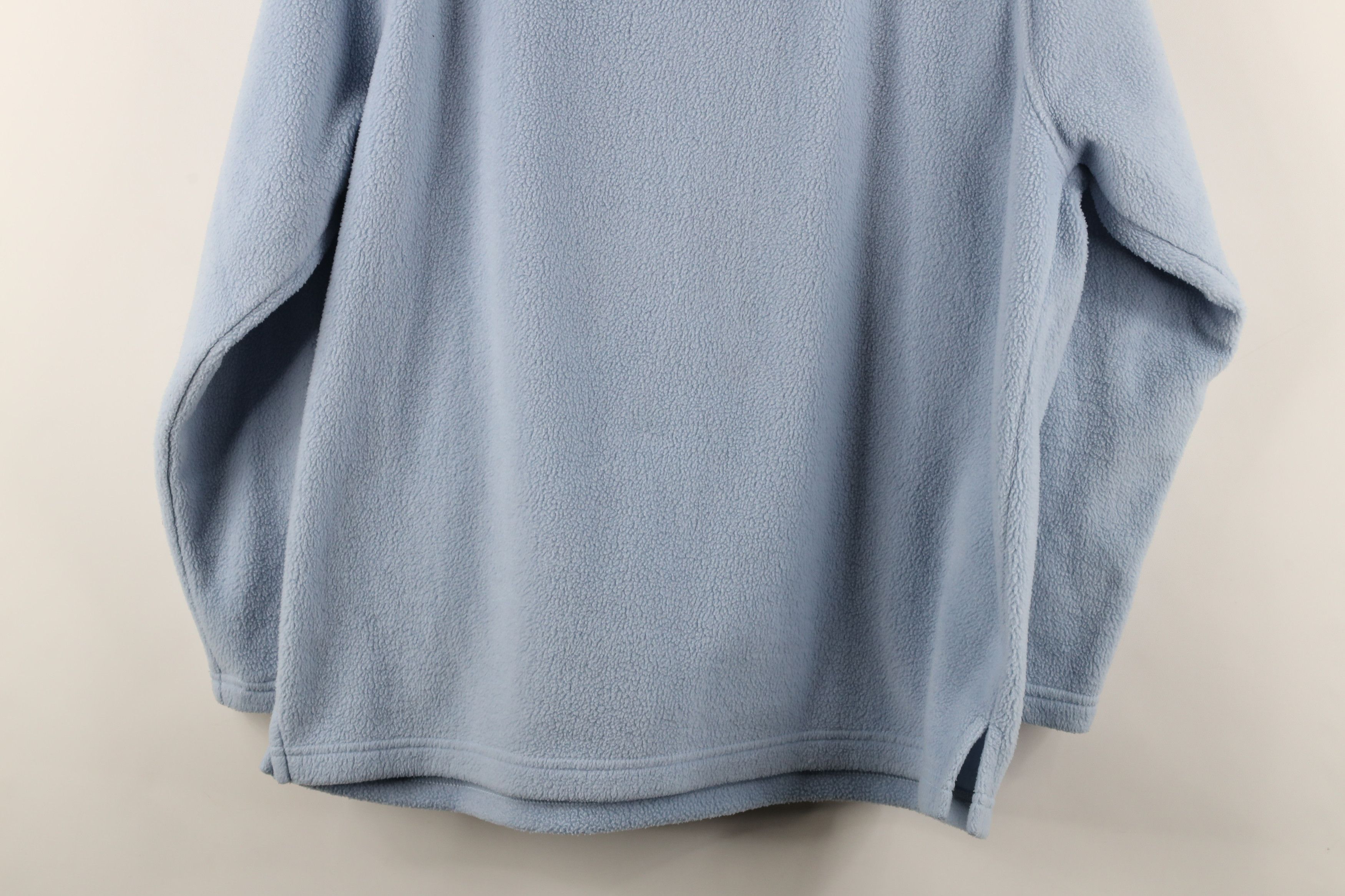 Vintage Vintage 90s Streetwear Winter Cat Kitten Fleece Sweater Blue Size L / US 10 / IT 46 - 9 Thumbnail