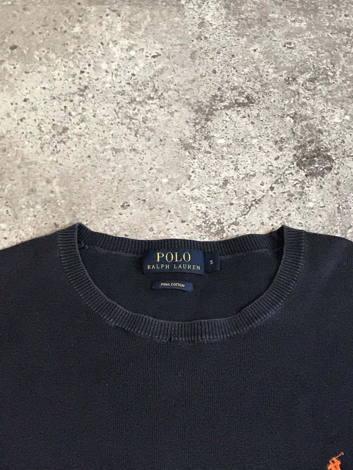 Polo Ralph Lauren × Vintage VINTAGE SWEATER POLO RALPH LAUREN Y2K SMALL LOGO FADED Size US S / EU 44-46 / 1 - 4 Thumbnail