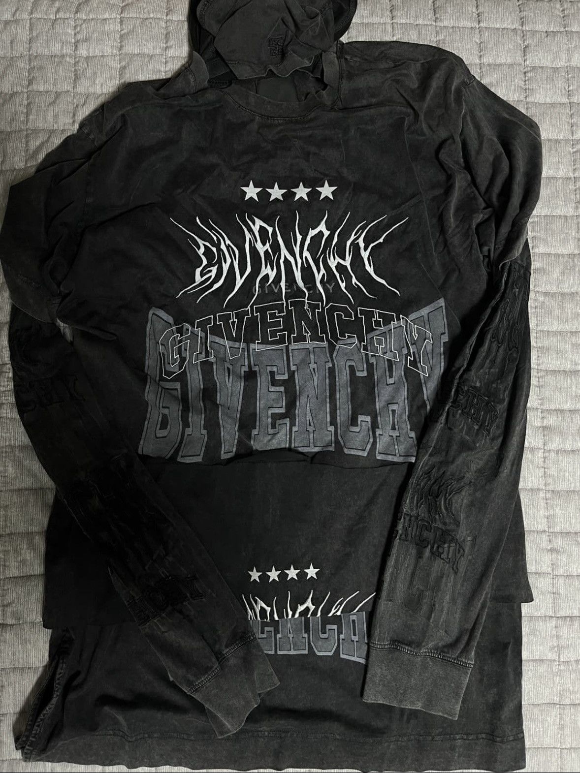 Givenchy Gothic Layered Balaclava Long Sleeve