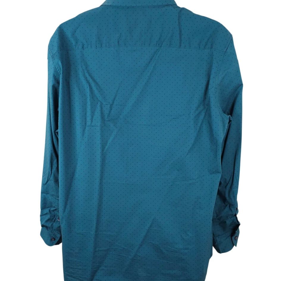 Lee Lee Shirt Mens Large Blue Stretch Regular Fit All Over Print Long Sleeves Shirt Regular Mens Blue Lee Shirt Long Sleeve Button-Up Collared Tee? Size US L / EU 52-54 / 3 - 4 Thumbnail