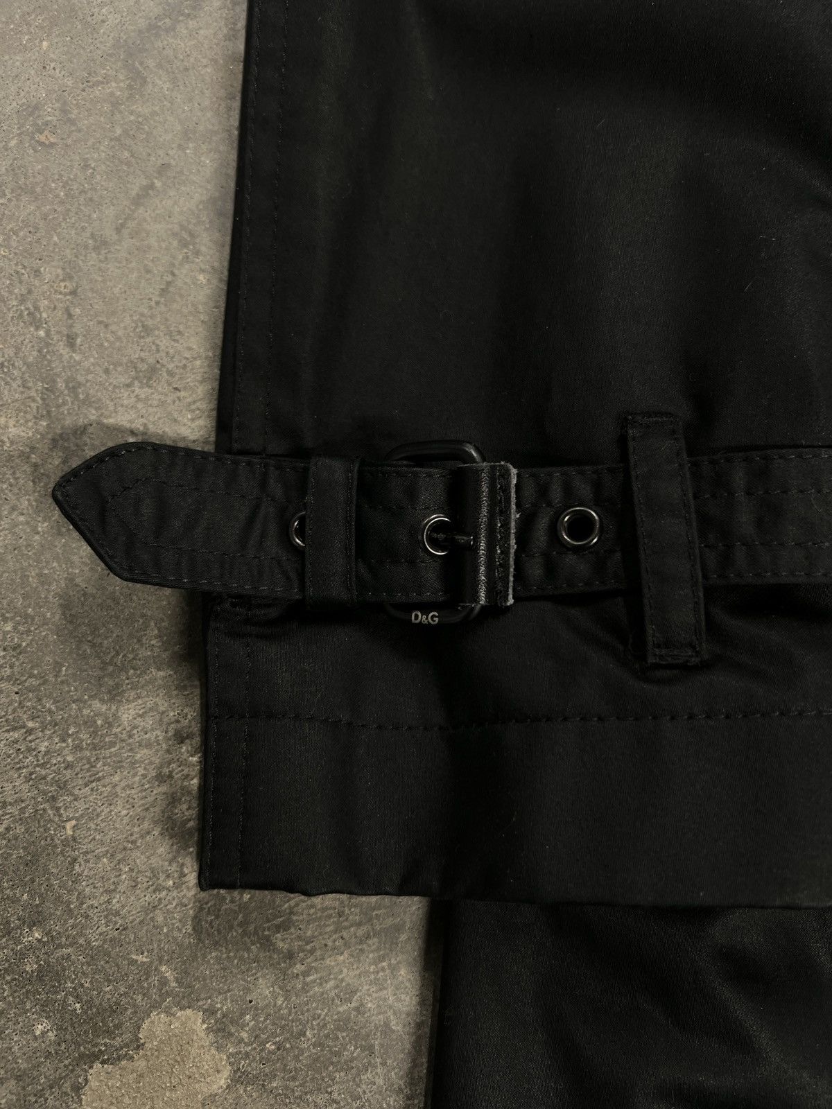 Dolce & Gabbana Mens Dolce & Gabbana Trench Coat Jacket Black Belted Size US M / EU 48-50 / 2 - 9 Thumbnail