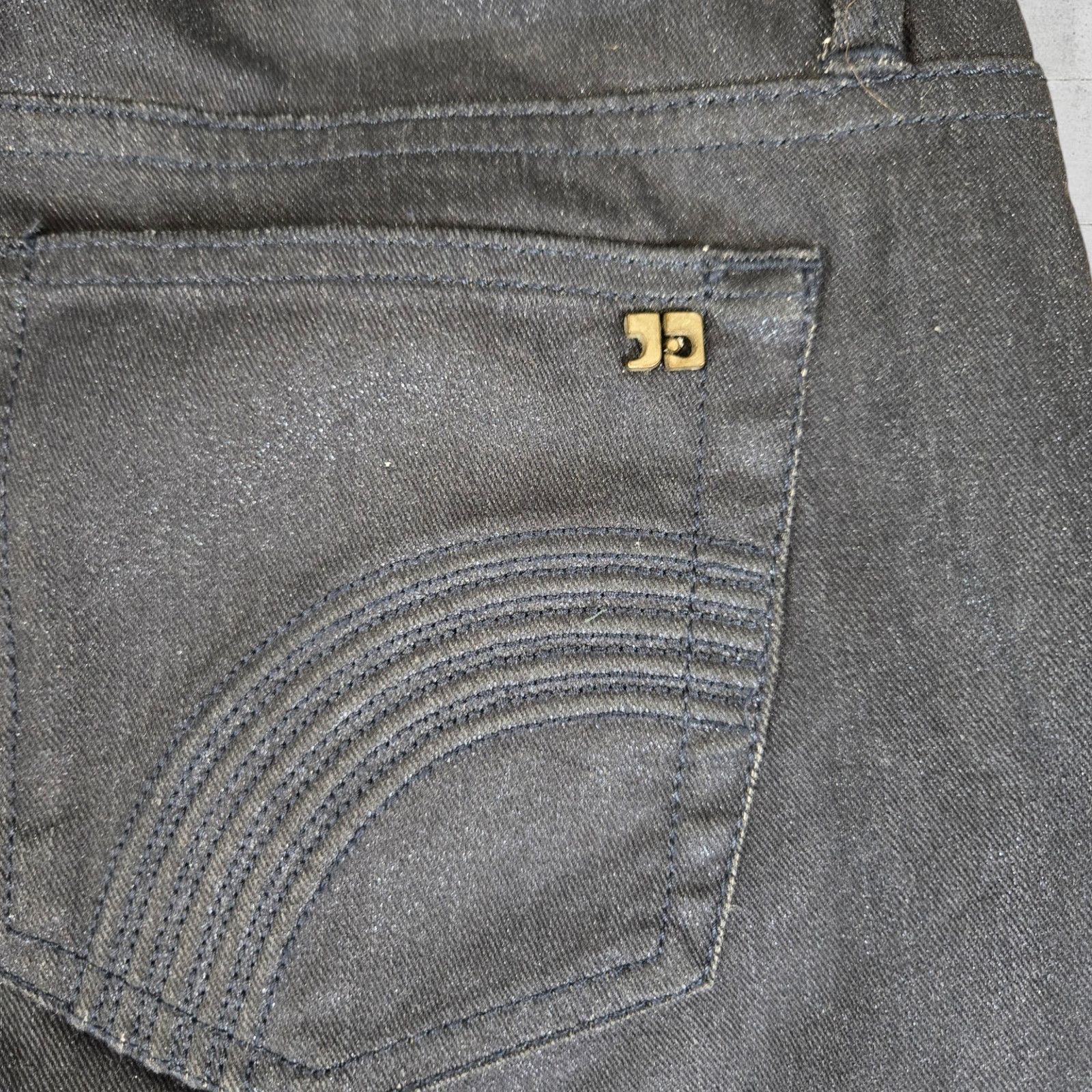 Other Dark Wash Shimmer Bootcut Flare Denim Size 29 Size 29" - 6 Thumbnail