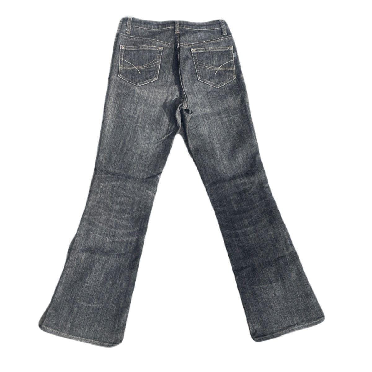 If Six Was Nine 2000s Japanese archive Vkei Flared Dark-Wash Jeans Y2K Size US 27 - 4 Thumbnail