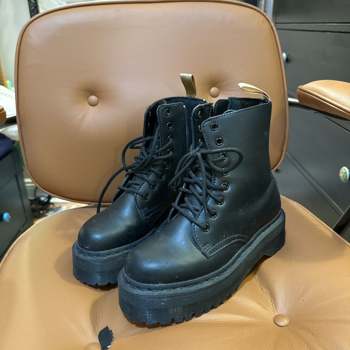 Dr. Martens Dr Martens Vegan Boots Size US 6.5 / IT 36.5 - 1 Thumbnail