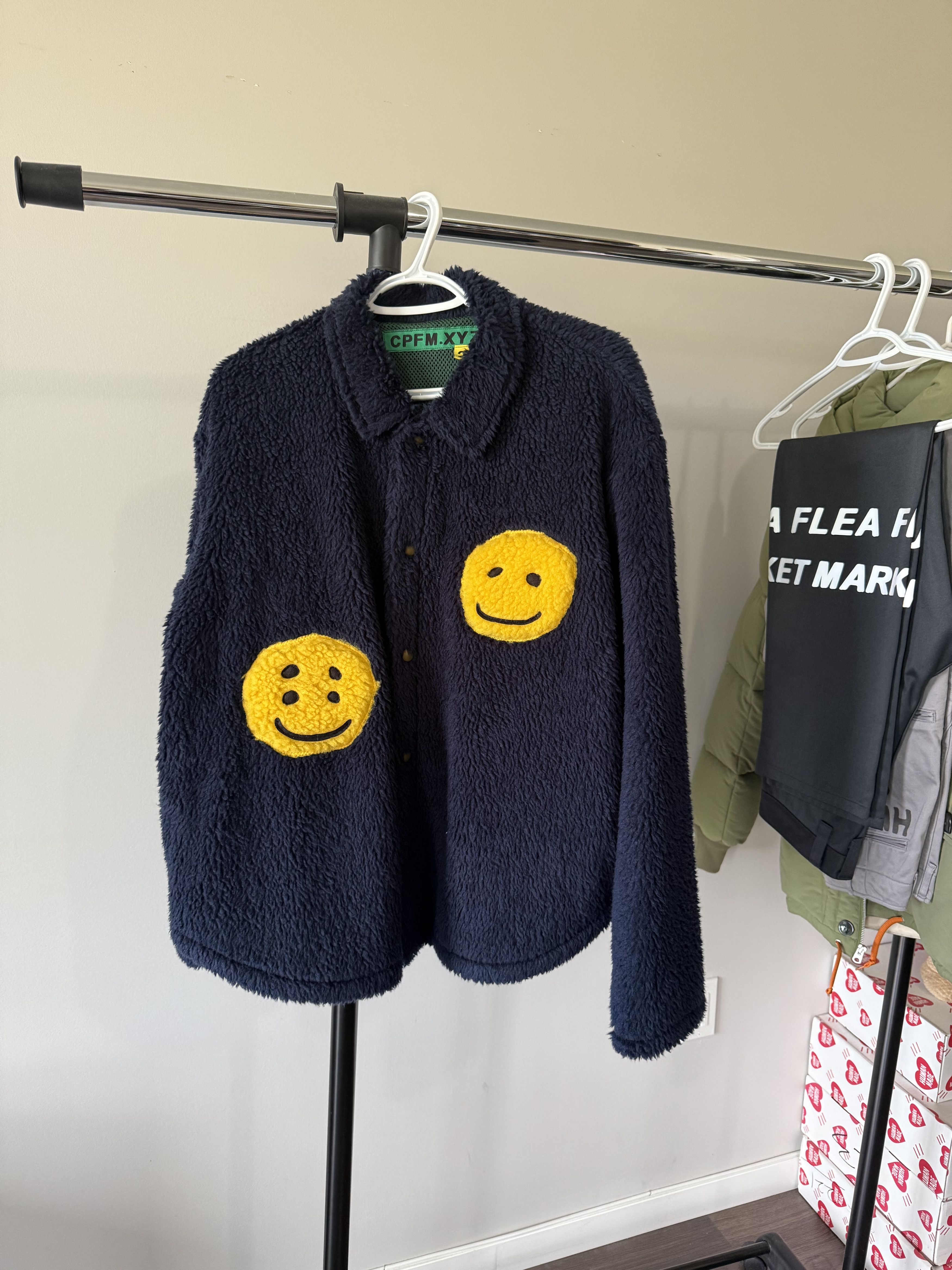 Cactus Plant Flea Market Cactus Plant Flea Market x Human Made Smile OverShirt Size US M / EU 48-50 / 2 - 1 Thumbnail