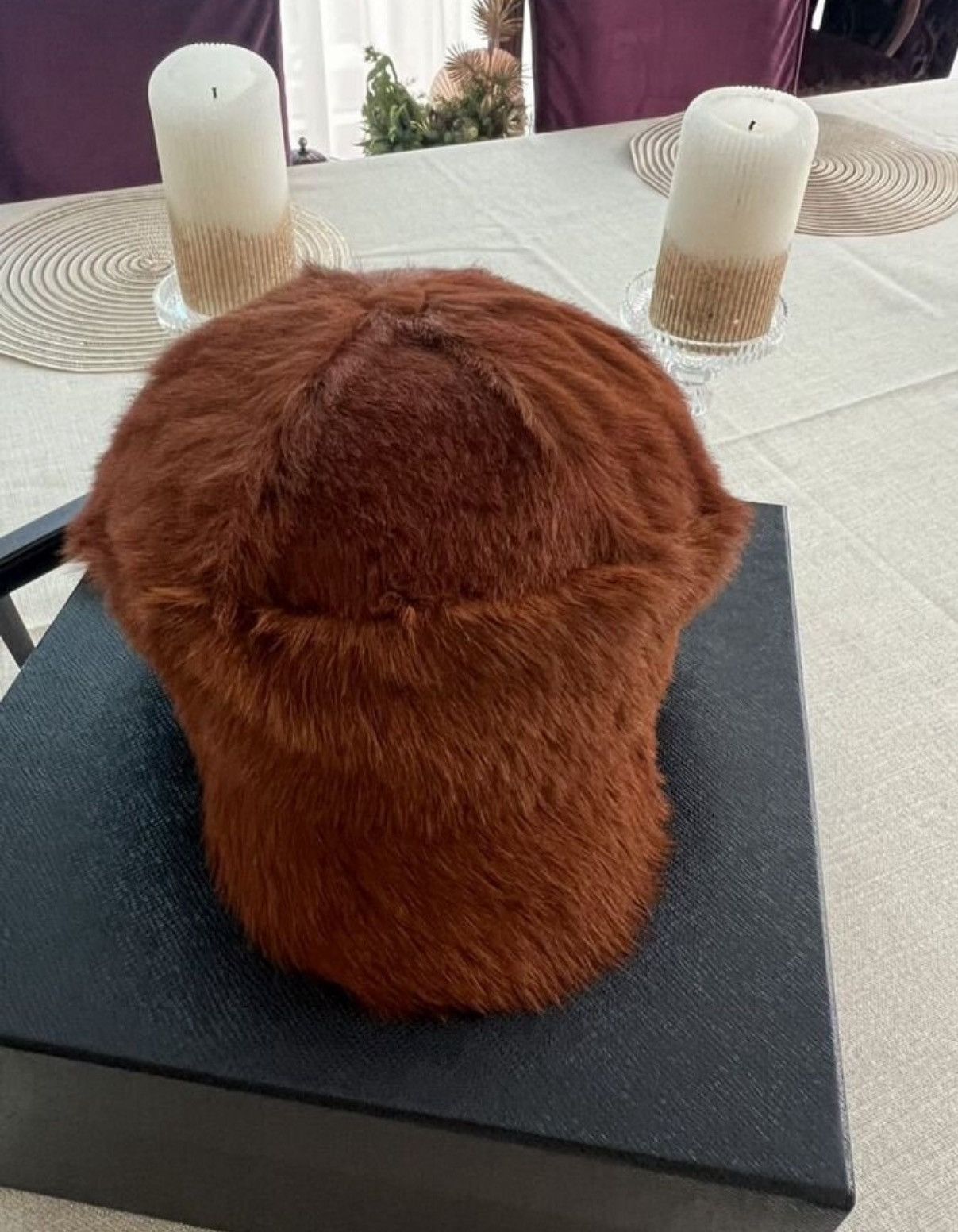 Prada Real Fur Cap