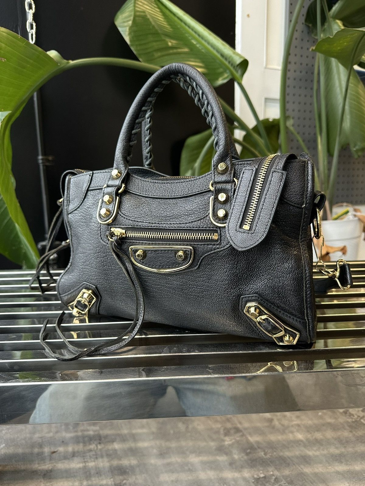 Balenciaga Balenciaga Metallic Edge Classic City Bag Size ONE SIZE - 1 Thumbnail