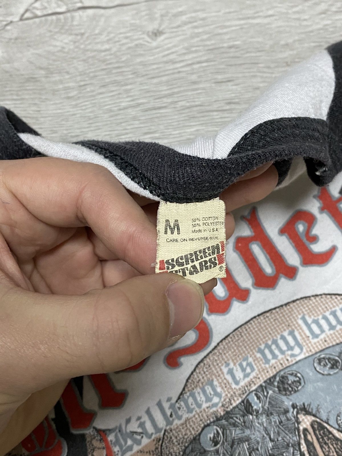 Vintage Megadeth 1984-1986 screen vintage baseball shirt long sleeve Size US M / EU 48-50 / 2 - 3 Thumbnail