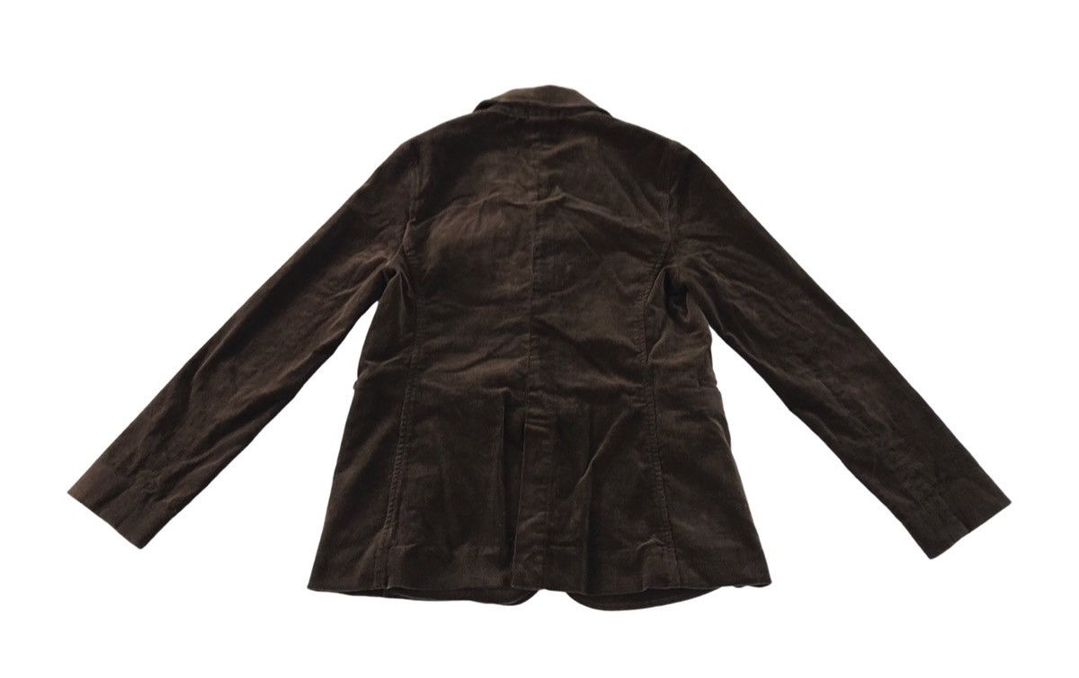 Japanese Brand Ray Beam Corduroy Coat Jacket Full Button Double Pocket Size XS / US 0-2 / IT 36-38 - 2 Thumbnail