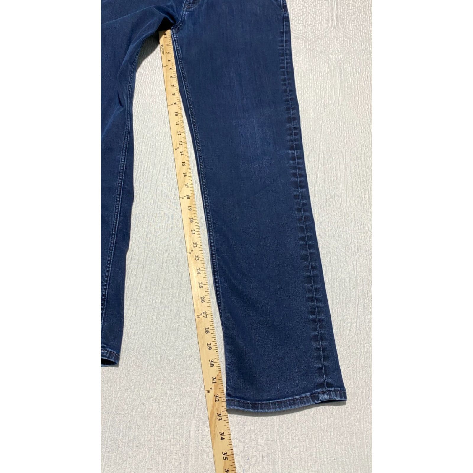 Banana Republic Banana Republic Men's Jeans Size 34×34 Slim Straight Blue Stretch Comfort 5-Pocket Inseam 33 in Regular Rise Mid Size US 34 / EU 50 - 6 Thumbnail