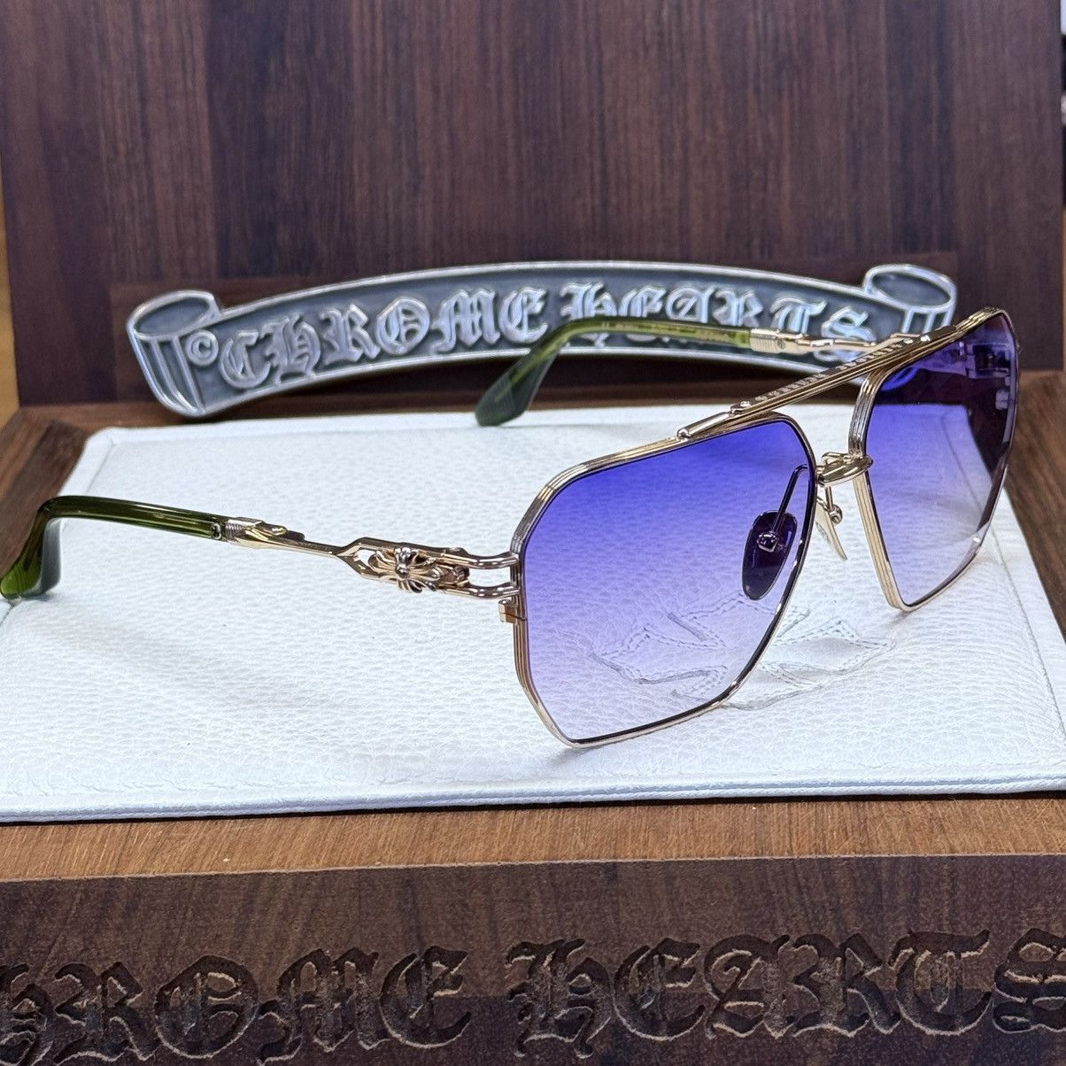Chrome Hearts Chrome Hearts Ripping 1/1 Sunglasses Size ONE SIZE - 5 Thumbnail