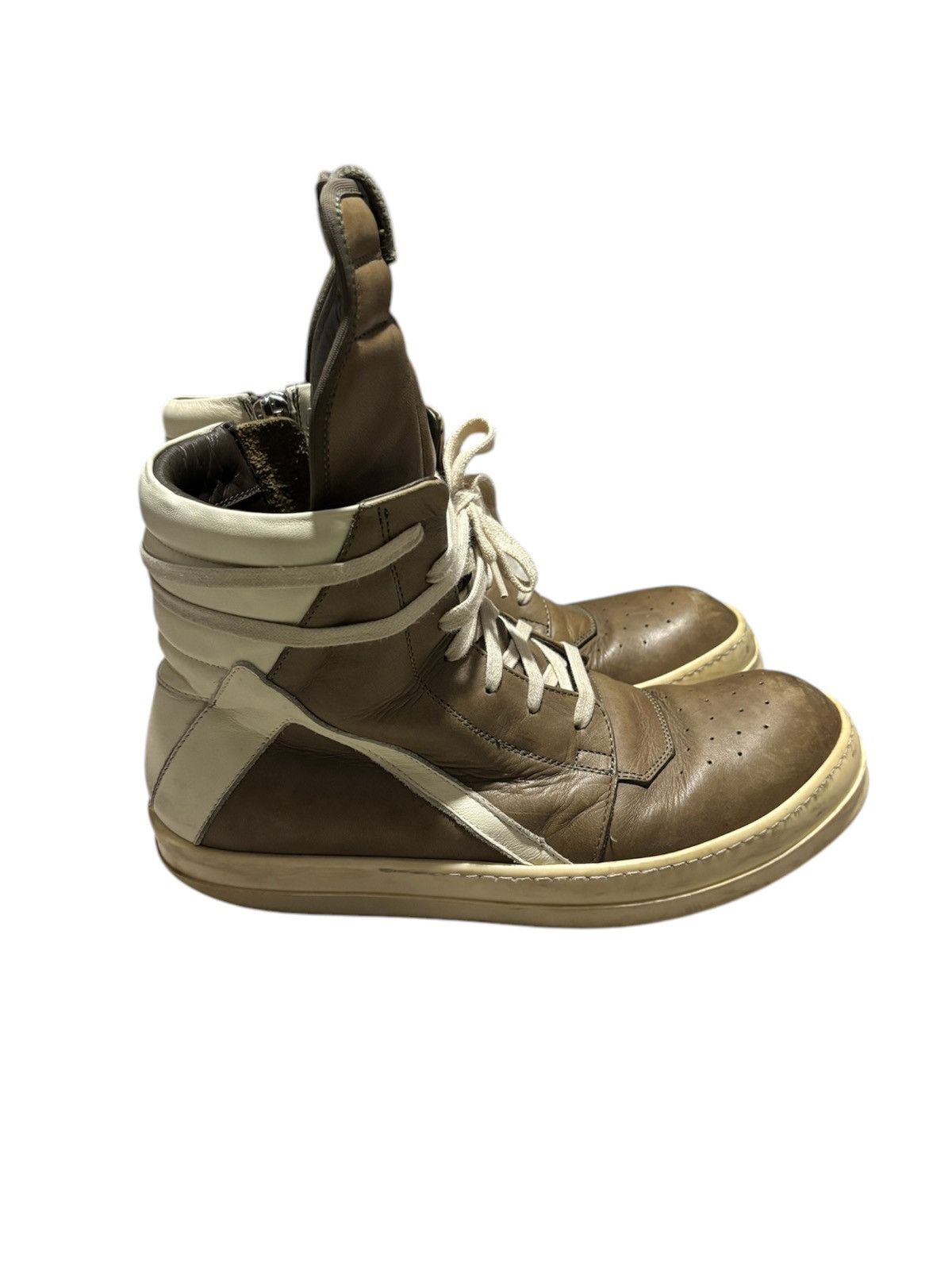Rick Owens Rick Owen’s Sample Palm Green Geobaskets Size US 9 / EU 42 - 6 Thumbnail