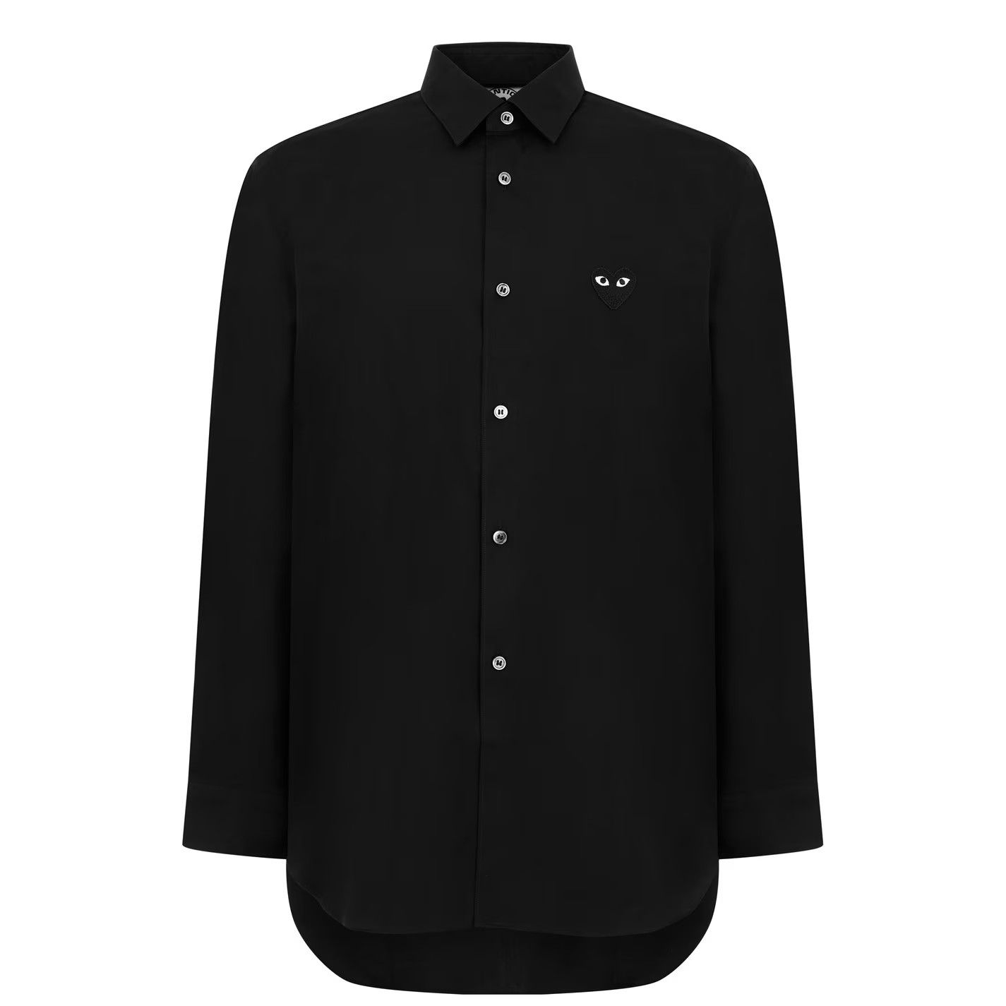 Comme des Garcons PLAY o1g2r1mq0426 Black Heart Shirt in Black Size US M / EU 48-50 / 2 - 1 Thumbnail