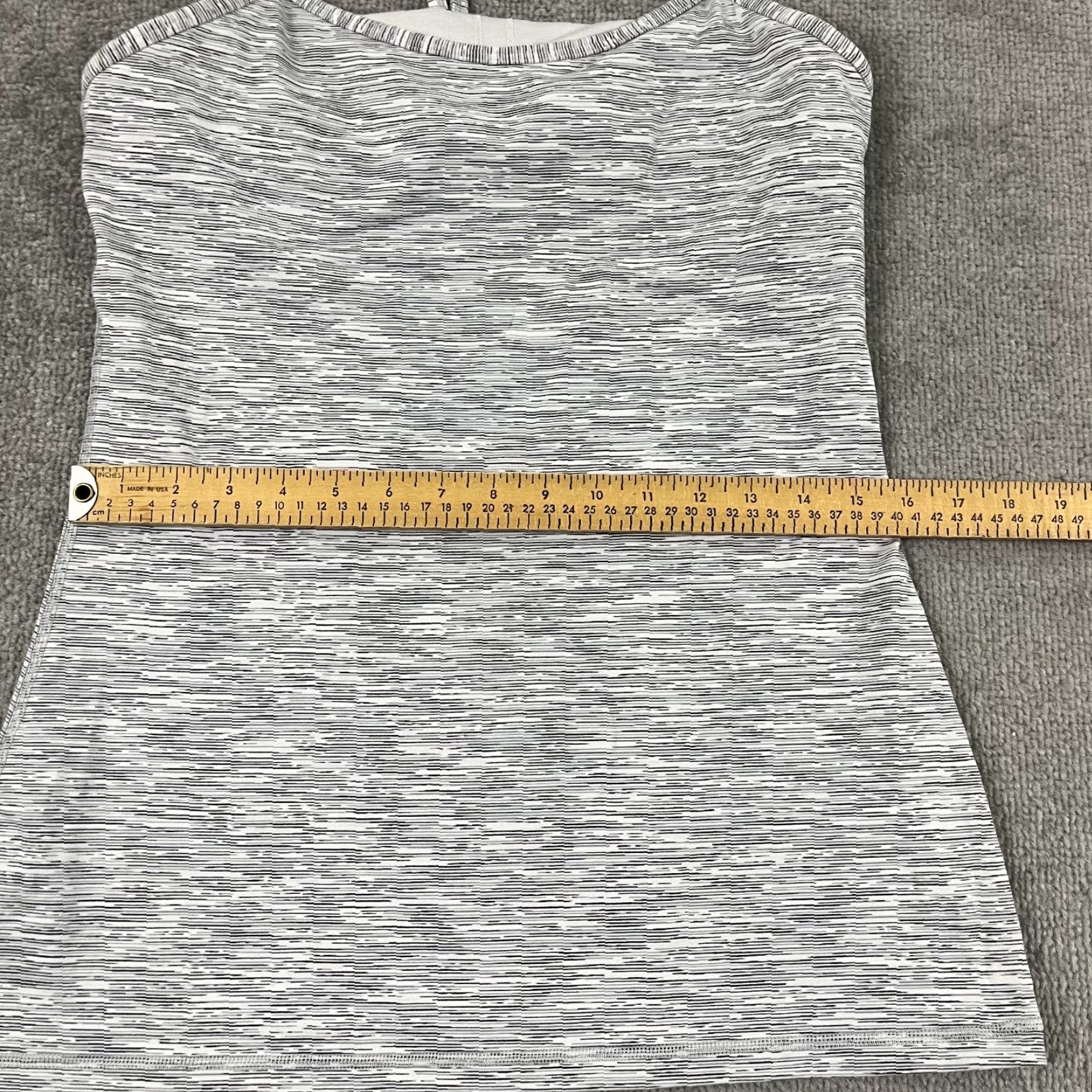 Lululemon LULULEMON Power Pose Y Tank Top Womens Size 10 Heather Gray Gym Yoga Active Work Size L / US 10 / IT 46 - 5 Thumbnail