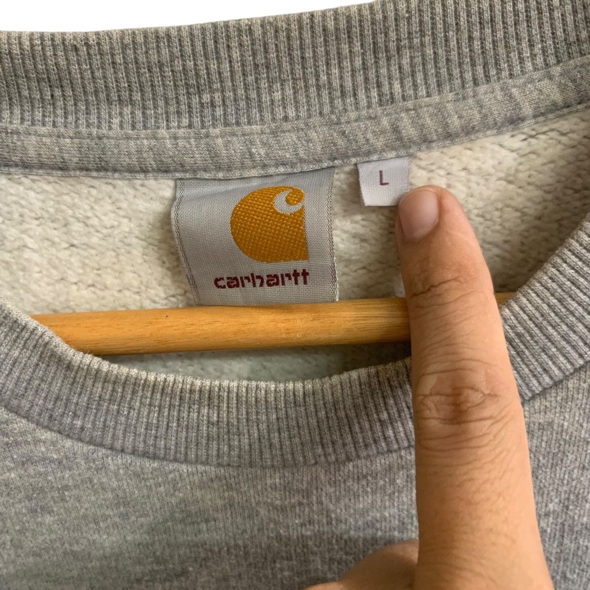 Carhartt × Vintage Carhartt Sweatshirt Rare Pocket Design Large Streetwear Size US L / EU 52-54 / 3 - 3 Thumbnail