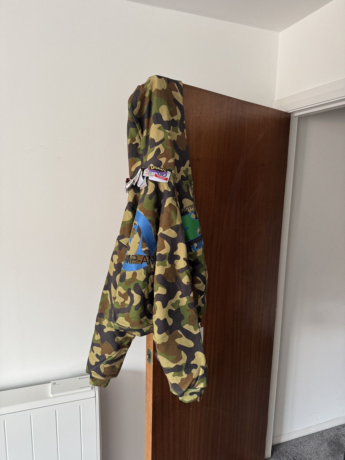 Greedy Unit × murd333r.fm Murd333r.FM x Greedy Unit Multi Tag Zip Up Hoodie Camo Size US S / EU 44-46 / 1 - 2 Thumbnail