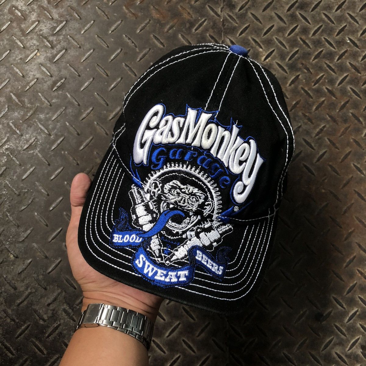 Japanese Brand Vintage Gas Monkey Big Logo Racing Hat Size ONE SIZE - 1 Thumbnail