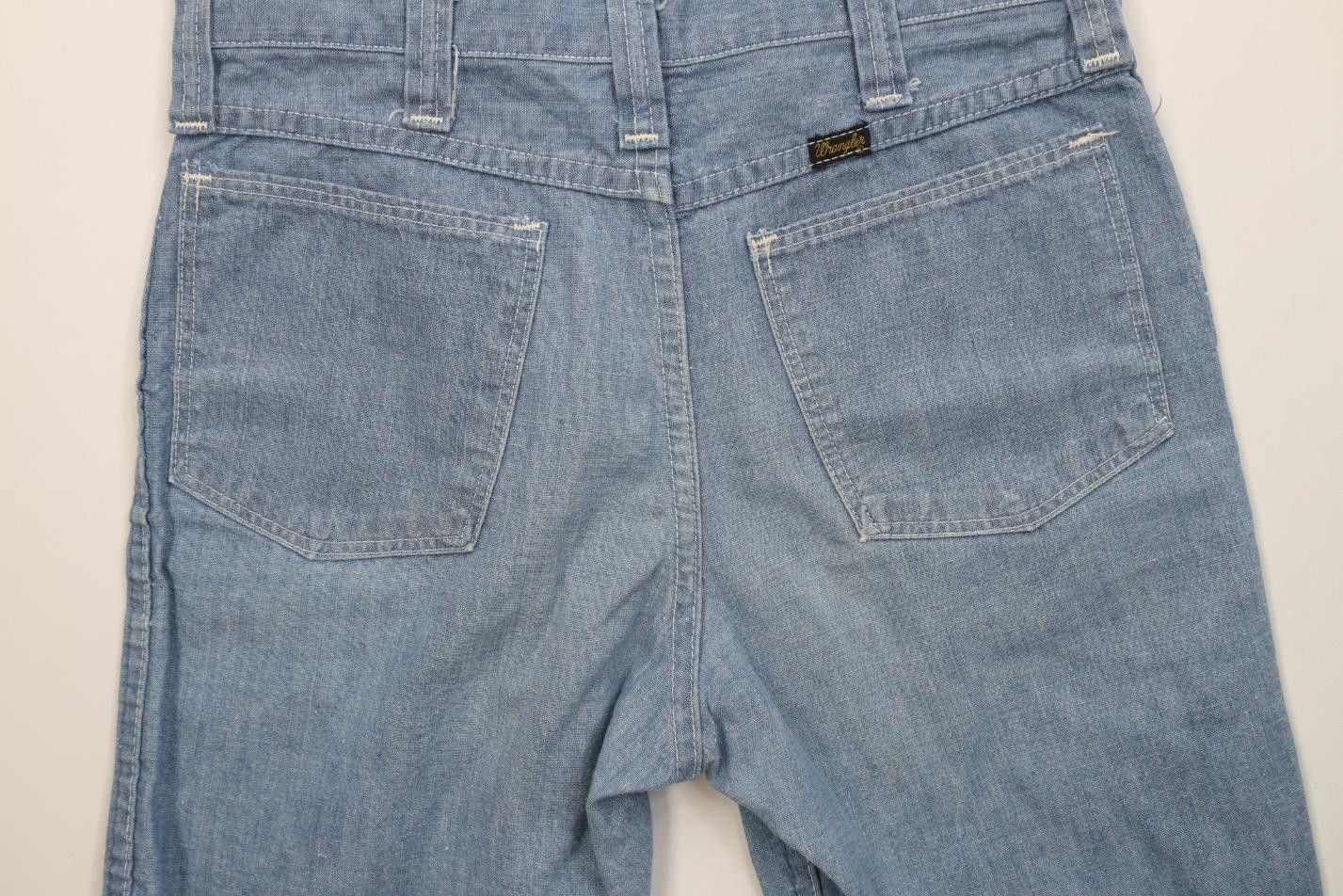 Wrangler Vintage 70s Wrangler Above Knee Chambray Denim Shorts USA Size US 30 / EU 46 - 11 Thumbnail