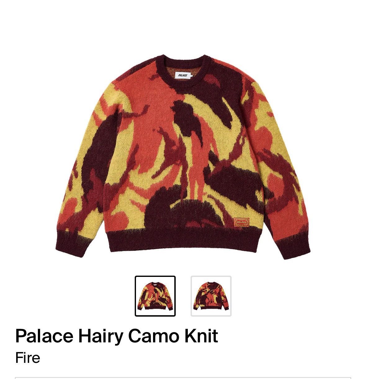 Palace England UK Hairy Flag Knit Sweater | Grailed
