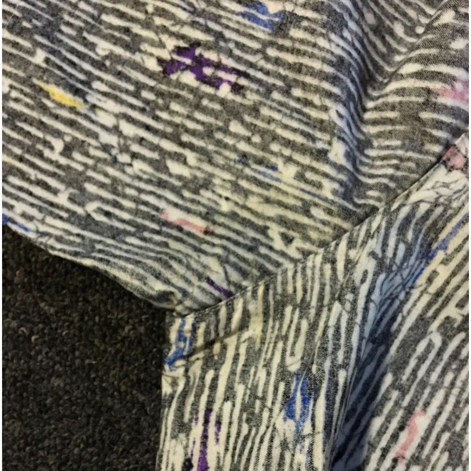 Gotcha VINTAGE All Over Print Shirt L Purple Surf Abstract AOP Button-Up Casual Men 70s 80s Grunge Vaporwave Ocean Pacific Size US L / EU 52-54 / 3 - 4 Thumbnail