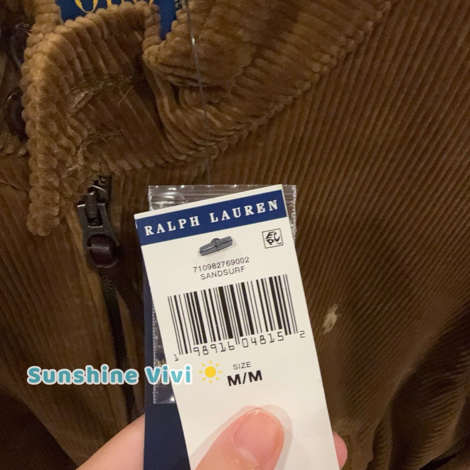 Polo Ralph Lauren NWT Polo Ralph Lauren Men Stretch Corduroy Jacket Sandsurf M Size US S / EU 44-46 / 1 - 2 Thumbnail