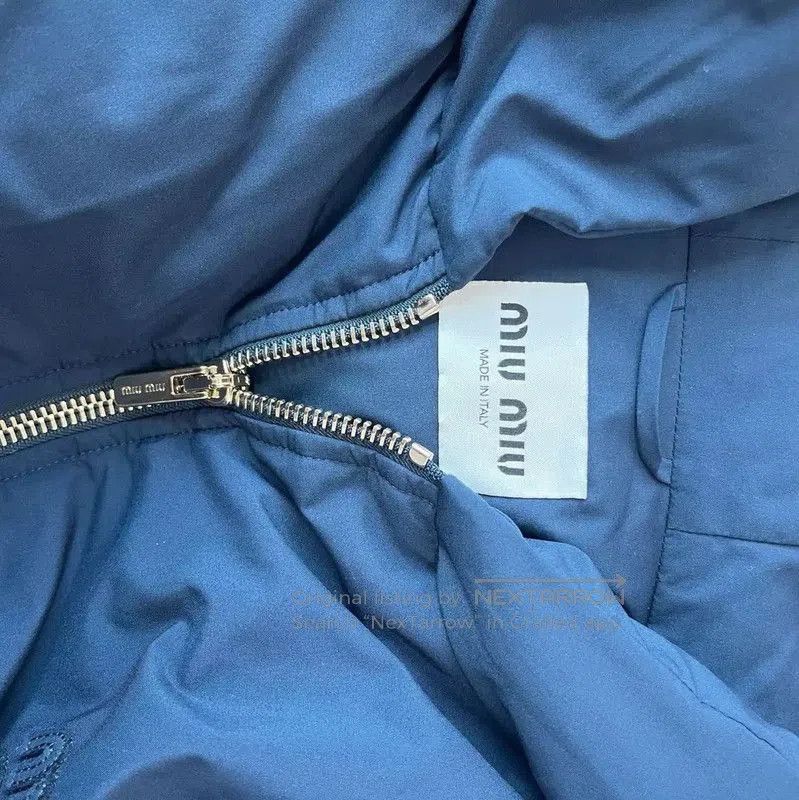 Miu Miu Miu Miu Navy Blue Women's Jacket . Size M / US 6-8 / IT 42-44 - 3 Thumbnail