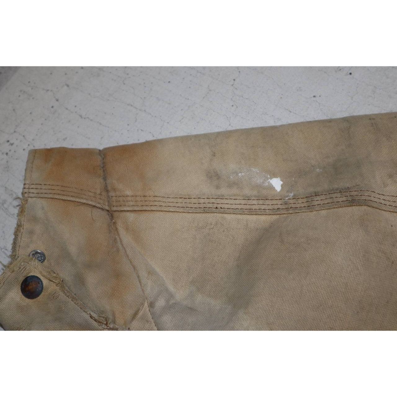Carhartt Vintage 80s Carhartt Detroit Jacket XL Tan Canvas Workwear Size US XL / EU 56 / 4 - 12 Thumbnail