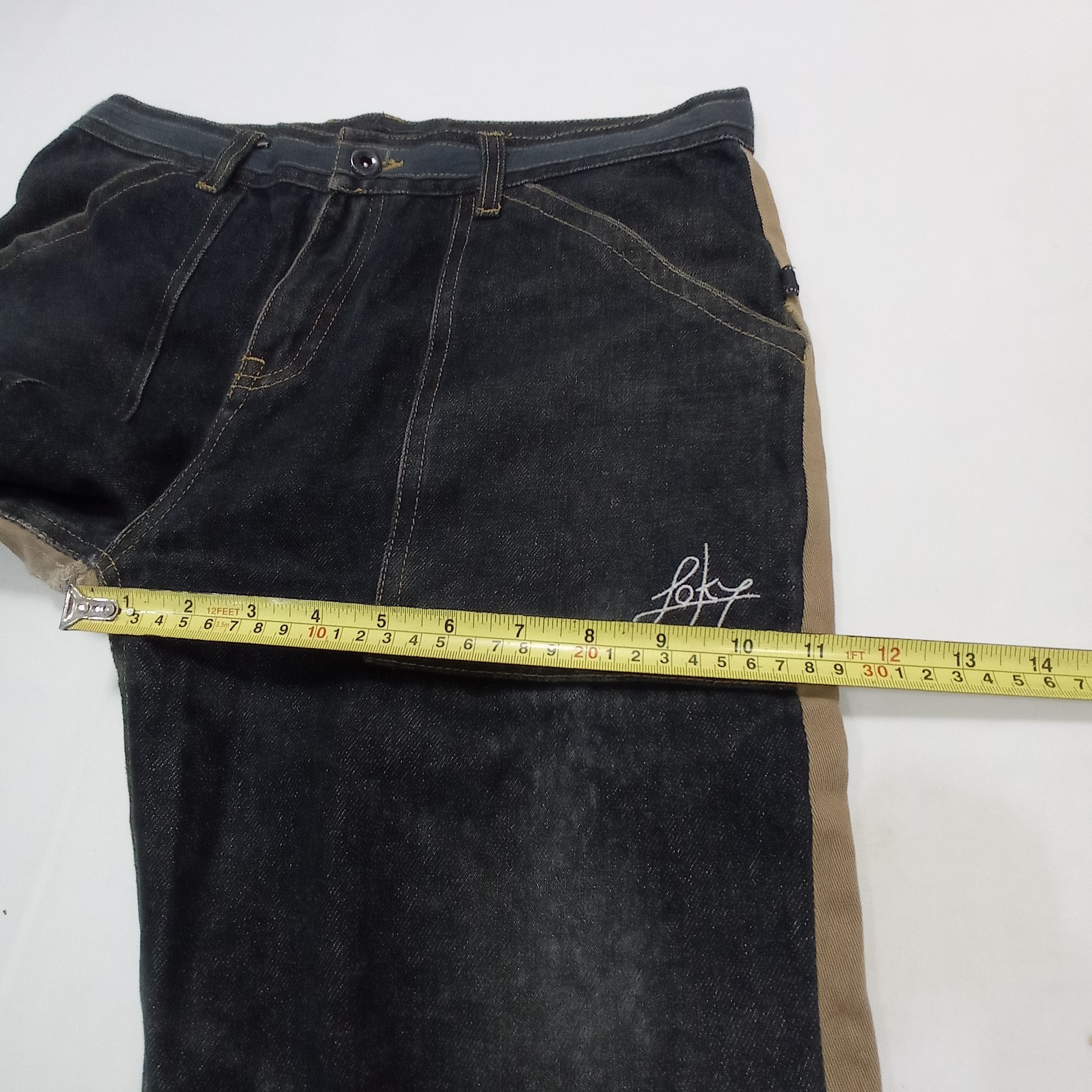 Other Vintage Trickster Of Foky Two Tone Baker Pants Size US 31 - 21 Thumbnail