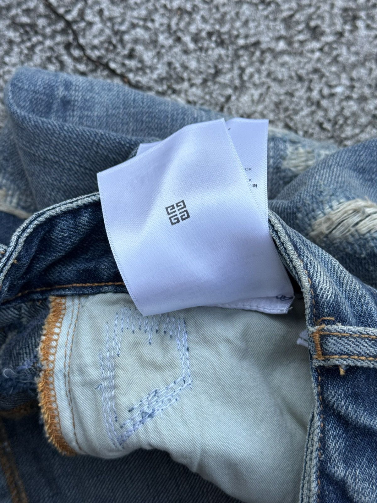 Givenchy Givenchy Boro Distressed Moleskin Denim Size US 30 / EU 46 - 14 Thumbnail