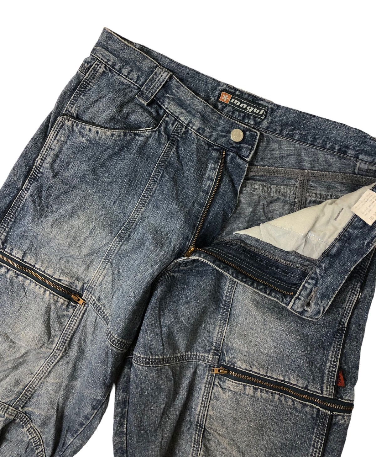 Vintage Japan Brand Mogul Baggy Hip Hop Jeans Size US 33 - 7 Thumbnail
