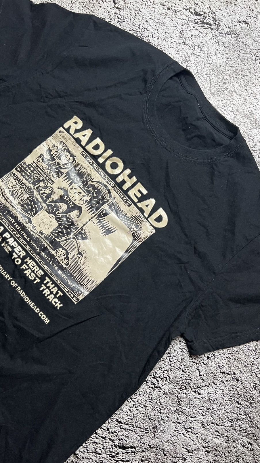 Other Radiohead ice caps melting dna breeding t shirt ok computer Size US L / EU 52-54 / 3 - 2 Thumbnail