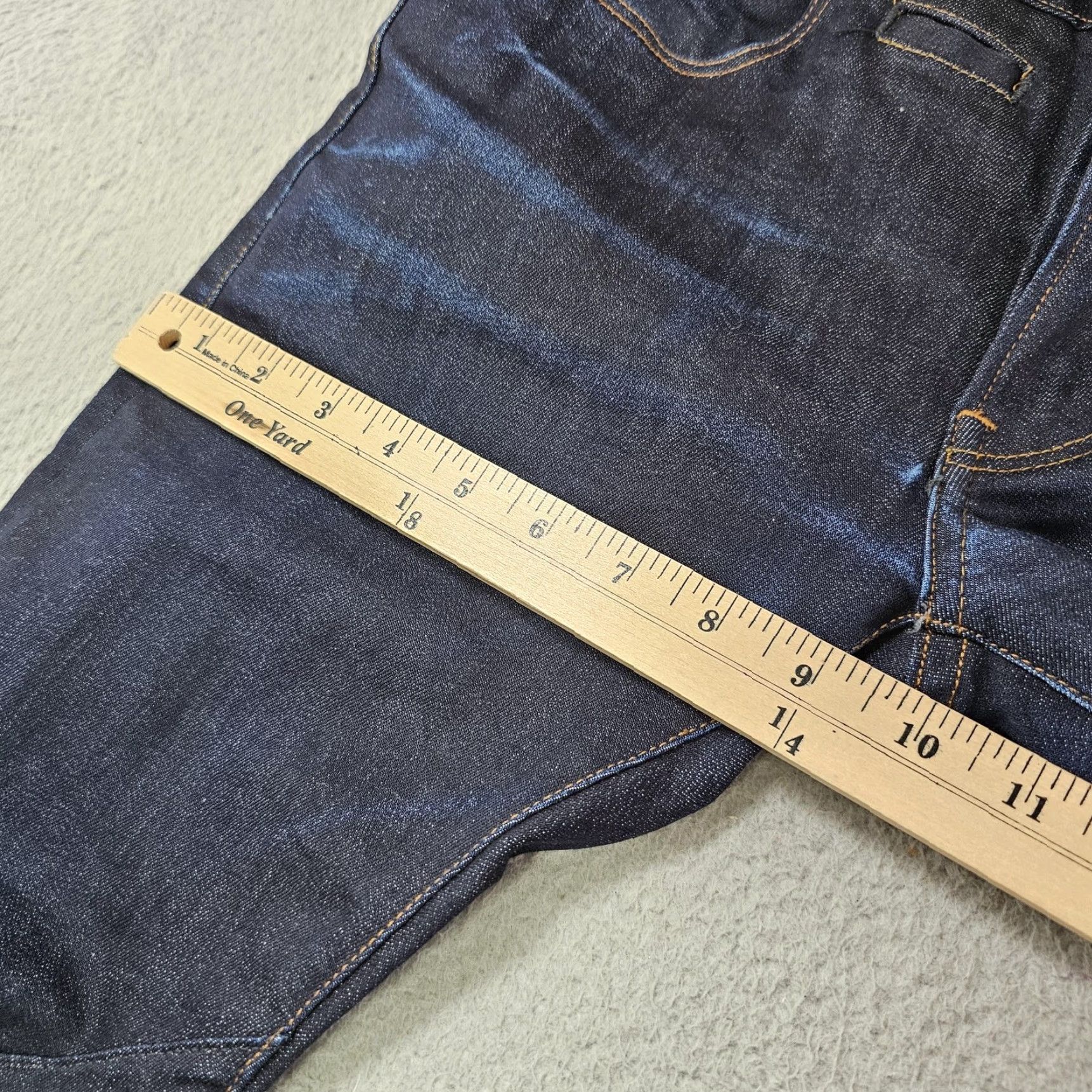 Vintage G-Star RAW Jeans Mens 29x26 Dark Blue D-Staq Slim Fit Button Fly Denim Jeans Size US 29 - 7 Thumbnail