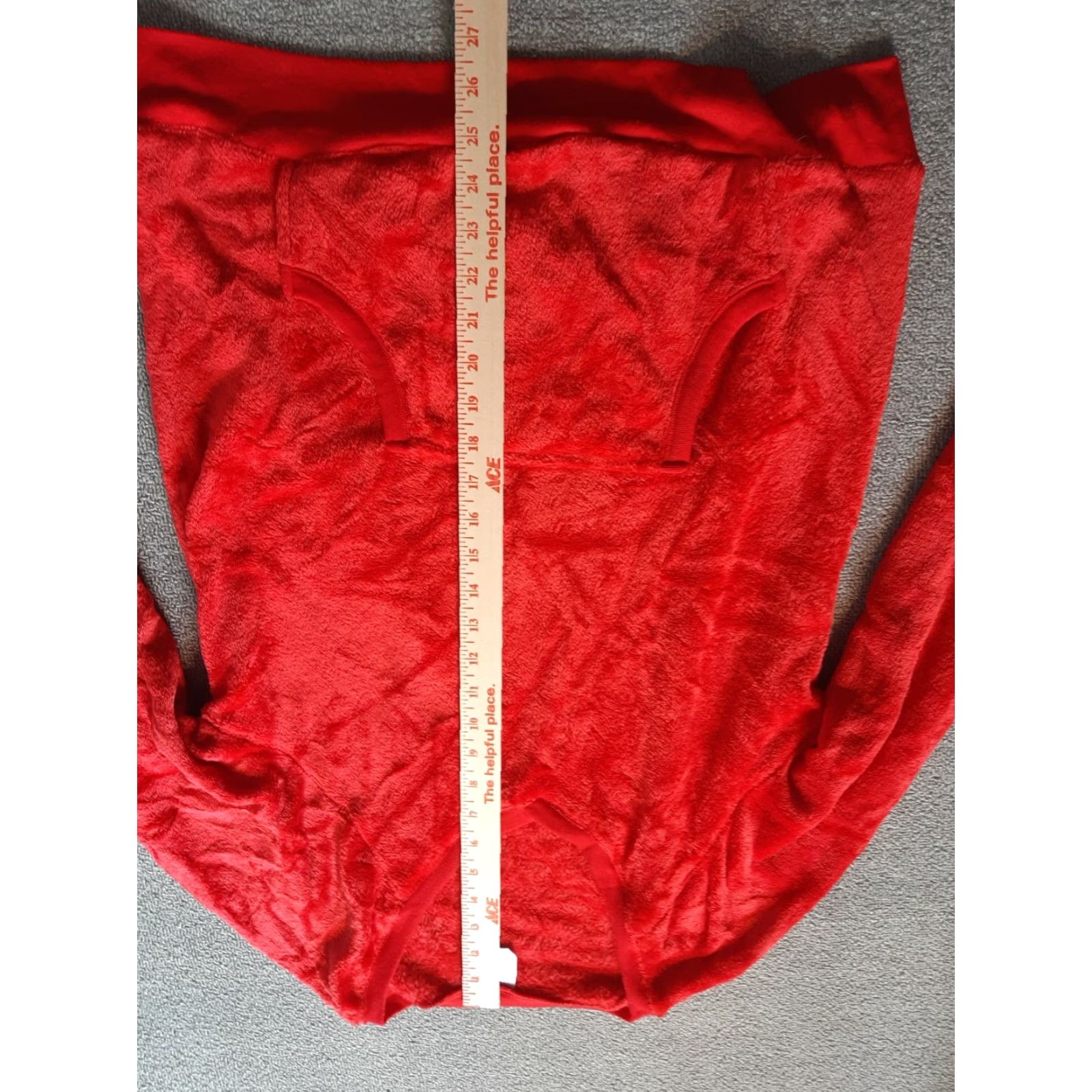 Vintage Secret Treasures Sleepwear Red Rover Long Sleeve Shirt Top Women's XL 16-18 Shirt Womens XL Red Solid Long Sleeve Henley Pajama Top Loungewear Size XL / US 12-14 / IT 48-50 - 2 Thumbnail