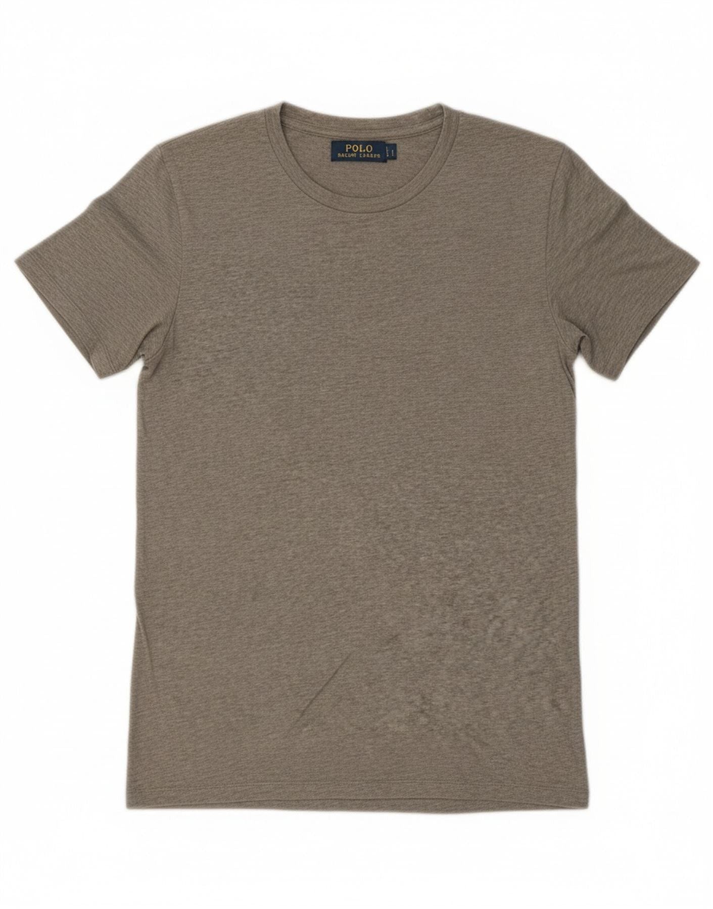 Polo Ralph Lauren Womens T-Shirt Top UK 12 Medium Grey Cotton Size XS / US 0-2 / IT 36-38 - 1 Thumbnail