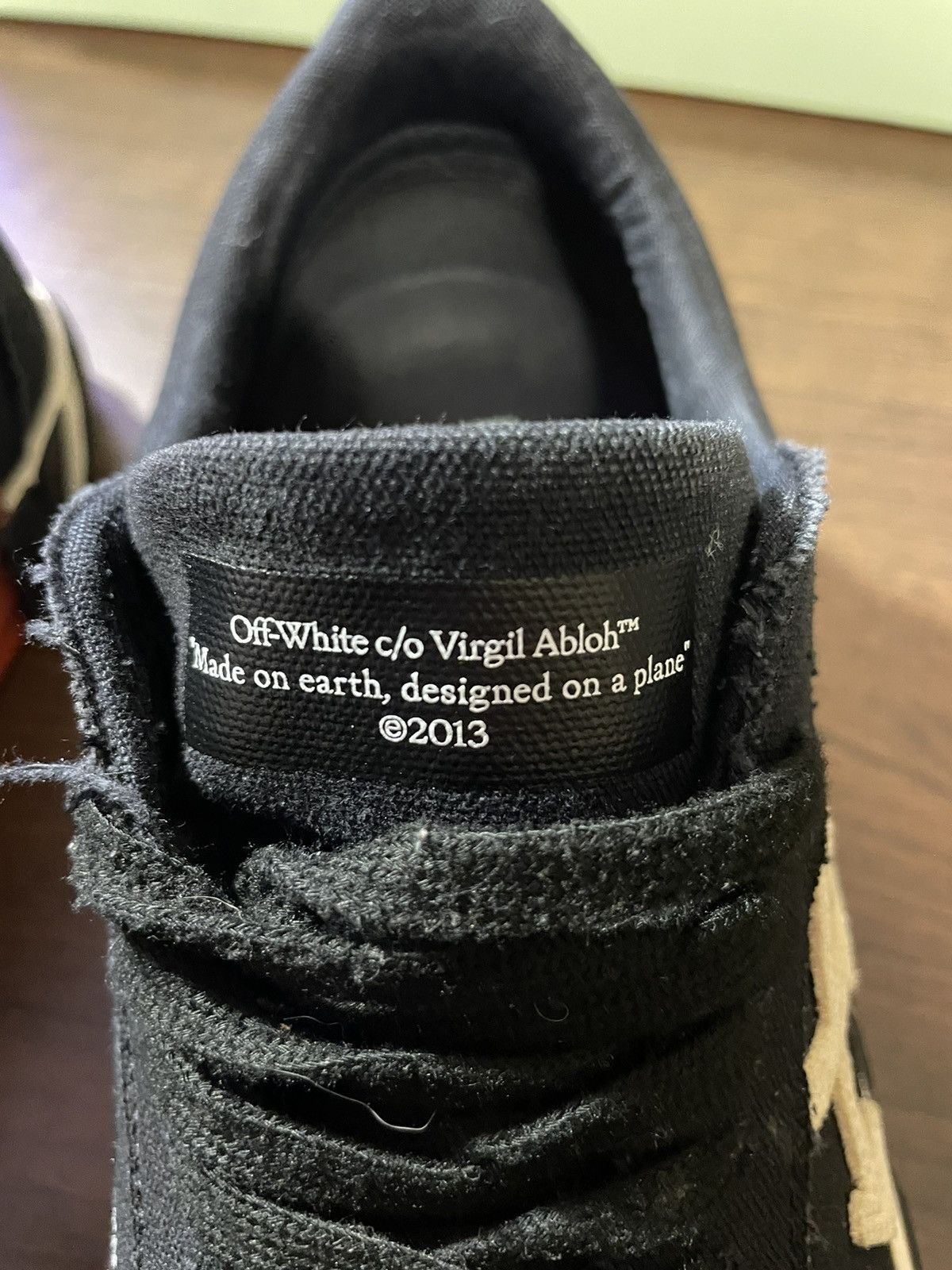 Off-White Off-White Vulc Low Black/White Size US 10 / EU 43 - 5 Thumbnail