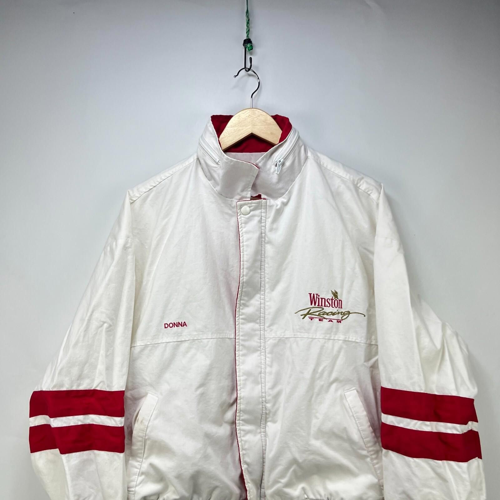 Swingster Vintage 90s Winston Racing Team Zip Up Jacket Large NASCAR Size ONE SIZE - 2 Thumbnail