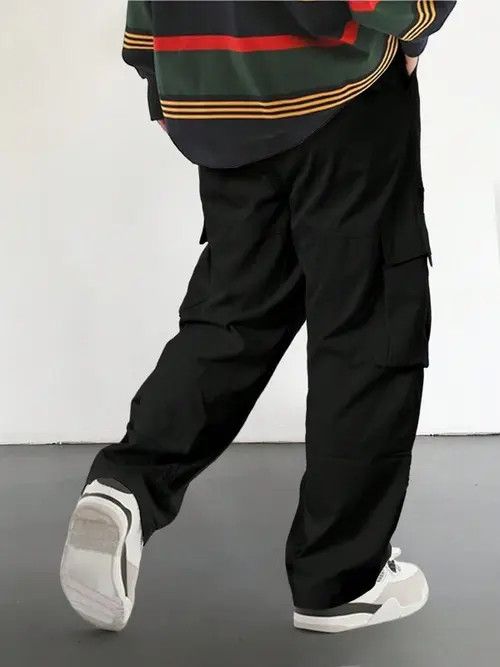 Designer × Japanese Brand × Vintage y2k baggy cargo hiphop Parachute pants Size US 35 - 1 Thumbnail