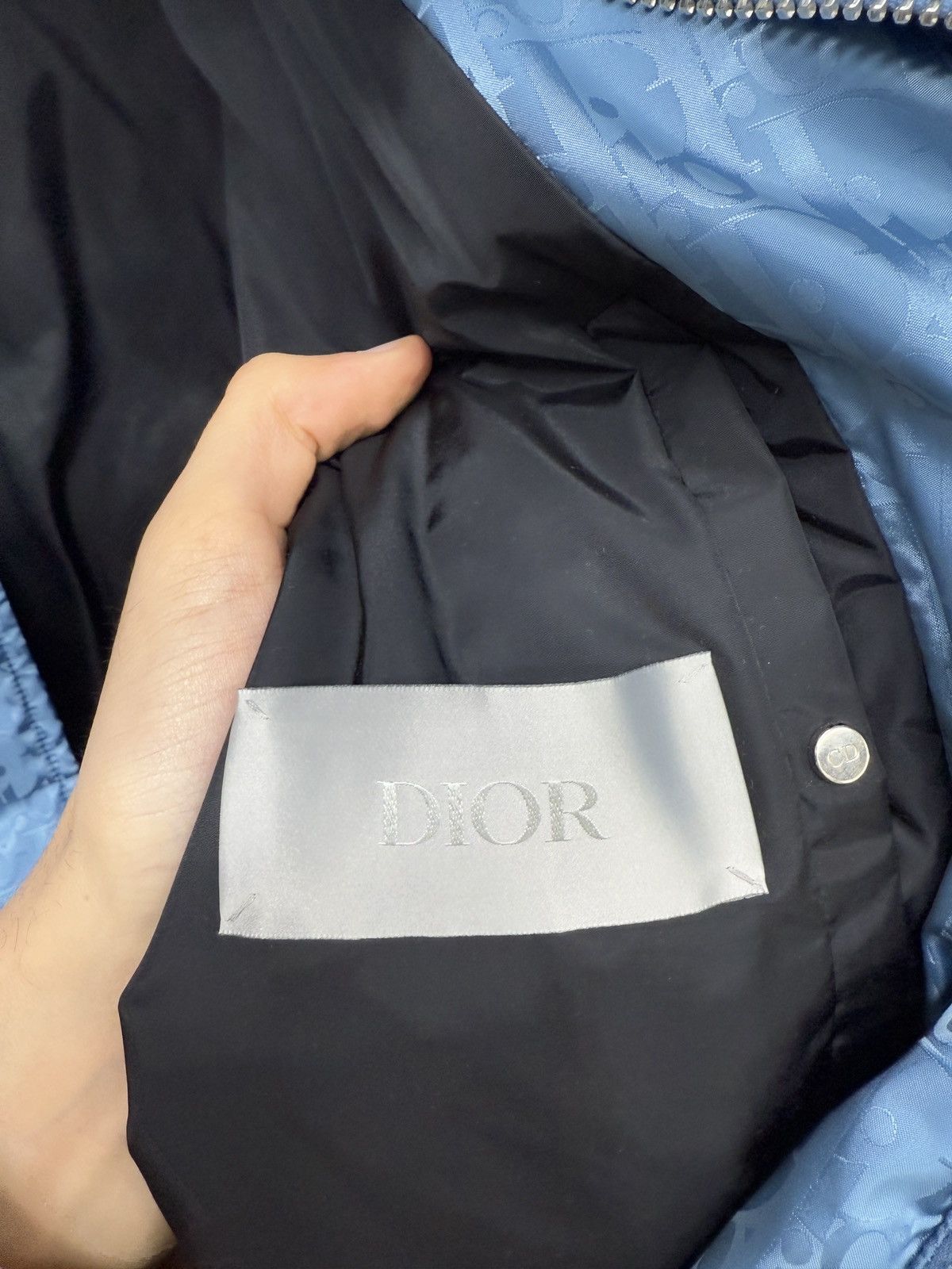 Dior Christian Dior Baby Blue Puffer Jacket Size US M / EU 48-50 / 2 - 8 Thumbnail